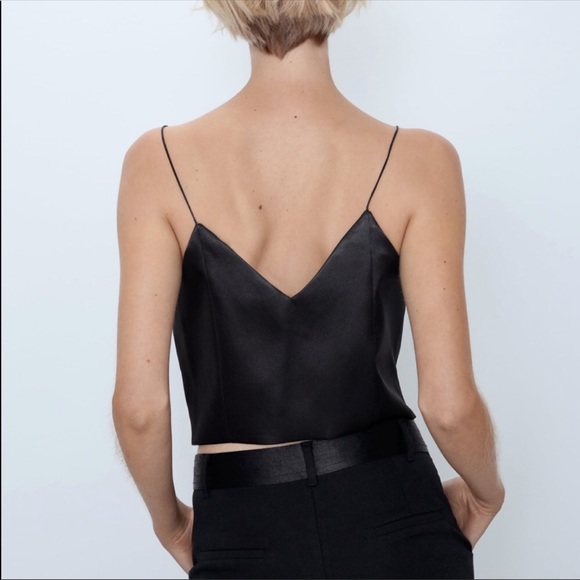 NEW!!! Zara Satin Double Bow Top - Picture 5 of 8